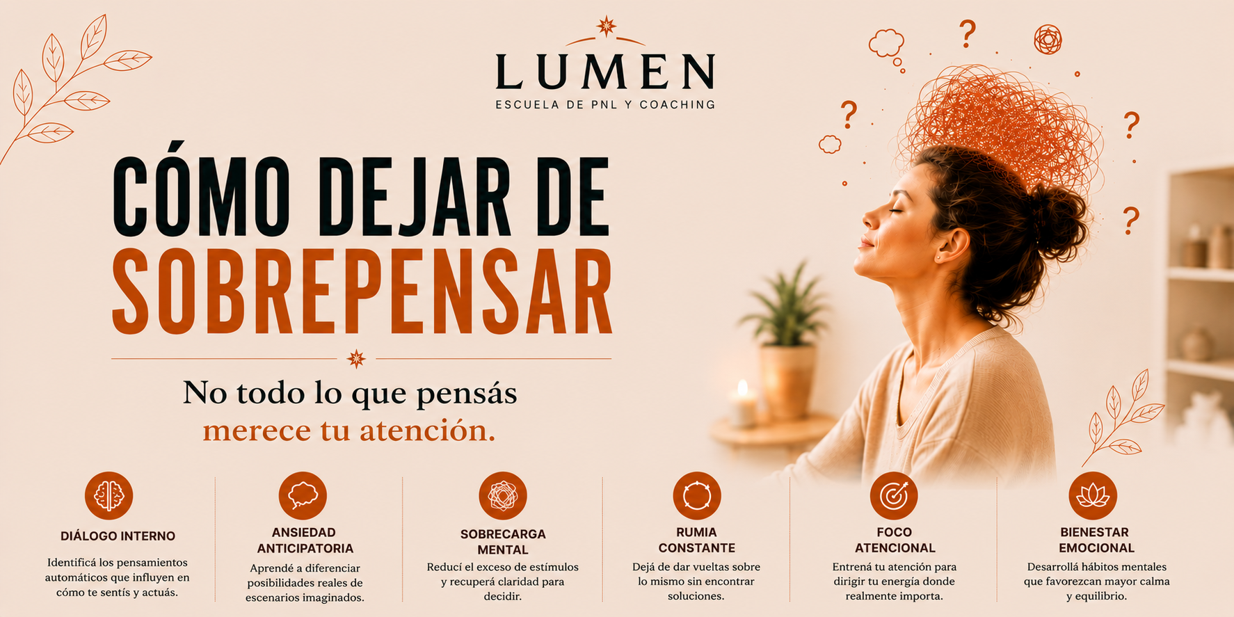 Cómo dejar de sobrepensar
